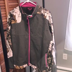 Collard Mossy oak printed Yukon gear zip up